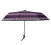 Сгъваем автоматичен черен лилав сив чадър за дъжд на точки 31 см, снимка 2