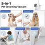 Нов Професионален Вакуум за Домашни Любимци Почистване на косми Подстригване куче котка, снимка 4