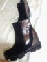 Нови боти 100% естествена кожа и велур ,N:39, снимка 2