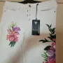 Guess нов оригинален флорален дънков панталон, снимка 3