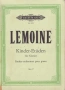 Henry Lemoine - ''Kinder-Etuden - Opus 37'' - 1988, снимка 1