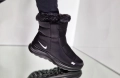 Nike Черни Дамски Апрески С Пух, снимка 2