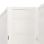 vidaXL Разделител за стая, 6 панела, ретро бял, дърво пауловния масив, снимка 6