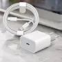 Apple 20W Usb-c Fast Charger комплект с Lightning кабел — Бързо зареждане за iPhone, снимка 3