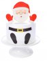 Дядо Коледа топери картонена украса декорация за торта, снимка 1 - Други - 31268925