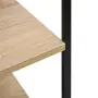 vidaXL Шкаф за микровълнова черно и дъб 60x39,6x123 см инженерно дърво, снимка 5