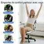 Комплект възглавници за лумбална опора от мемори пяна Travel Ease,ергономичен комфорт за офис стол , снимка 5
