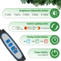 LED лампа за растения с пълен спектър и таймер, 3 цветни режима, 10 нива на димиране – черна НОВА, снимка 2