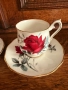 Чашка за кафе с подложна чинийка Royal Albert- Sweet Romance, снимка 1
