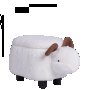 Детска табуретка с ракла - бял овен, снимка 1 - Столове - 33721827