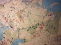 Стара платнена карта Полезни изкопаеми на СССР, снимка 6