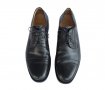Laszlo Budapest мъжки черни официални обувки естествена кожа handmade Schuh Kauffmann, снимка 1 - Официални обувки - 31176857