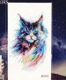 Коте пъстри шарки малка временна татуировка татос татус Tattoo, снимка 2