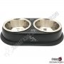 Двойна Метална Купа и Две Купи Инокс - за Куче/Коте - 2x750ML, снимка 3