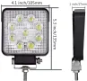 27W LED Диоден халоген 9 диода - 12/24V, снимка 3