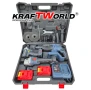 Комплект 4в1 KraftWorld Безчеткови Машини Гайковерт-винтоверт, Ъглошлайф и Перфоратор, снимка 9