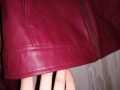 Zara дамско яке от изкуствена кожа в червен цвят р-р S, снимка 12