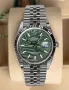 Rolex Datejust 36mm Steel Olive Green Palm Motif Automatic Дамски Различни Варианти, снимка 1