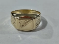Златен пръстен 14к мъжки, снимка 2