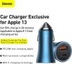 Baseus Quick Car Charger 40W - зарядно за кола с USB-A и USB-C за бързо зареждане, снимка 3