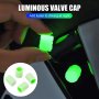 Светещи капачки за вентили на коли, мотори и колела - Green, снимка 3