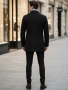 Мъжко зимно черно палто, снимка 4