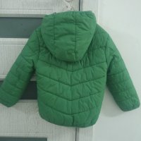 Зелено зимно яке размер 104-110, снимка 2 - Детски якета и елеци - 31091532