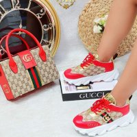 Дамски спортни обувки и чанта Gucci код 143, снимка 1 - Дамски ежедневни обувки - 33753812