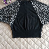 🌻 Блуза с прилеп ръкав С размер 🌷, снимка 2 - Блузи с дълъг ръкав и пуловери - 40006913