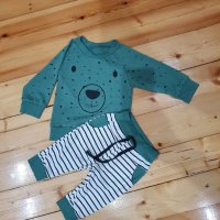 РАЗПРОДАЖБА!!! Ново бебешко комплектче с дълъг ръкав и панталонки, снимка 6 - Комплекти за бебе - 30611130