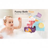 Нова играчка за вана баня малко дете къпане на бебе Слон Водопад Игра, снимка 5 - Образователни игри - 36780562