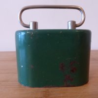 Метална касичка ДСК тъмно зелена, снимка 4 - Антикварни и старинни предмети - 42798004