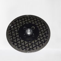 Диамантен диск за шлайфане на мрамор ф125, с фланец, снимка 1 - Други инструменти - 38691220