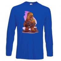 Мъжка тениска Star Wars Chewbacca Star Wars Игра,Изненада,Подарък,Геймър, , снимка 8 - Тениски - 36808670