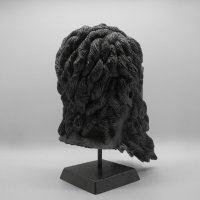 Авторска ръчно изработена скулптура на глава от лят мрамор Севт III, снимка 6 - Колекции - 40423611