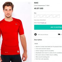 Nike Core Compression T-Shirt, снимка 14 - Тениски - 37353439