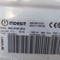 Пералня Indesit IWC-6103, снимка 2 - Перални - 38599513