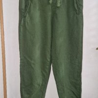 7-8г 134см Панталон тип спортна долница тъмно зелено ново, снимка 1 - Детски панталони и дънки - 39452474