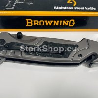 Метален сгъваем нож Browning fa68, снимка 6 - Ножове - 38417263