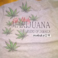 Тениска Боб Марлей марихуана -памук-размер Л, снимка 7 - Спортна екипировка - 31855571