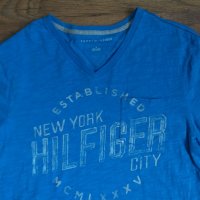 Tommy hilfiger Essential Jaspe - страхотна мъжка тениска КАТО НОВА , снимка 6 - Тениски - 37636518