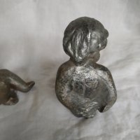 три метални статуетки, снимка 4 - Антикварни и старинни предмети - 34173307