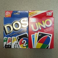 Карти UNO ; DOS-5лв, 7лв, снимка 1 - Образователни игри - 37028236