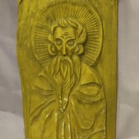 ръчна дърворезба на светец, снимка 3 - Антикварни и старинни предмети - 42263893