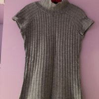 Сива блуза , снимка 2 - Блузи с дълъг ръкав и пуловери - 38184345