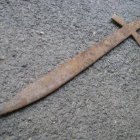 Кован меч нож сабя, снимка 2 - Антикварни и старинни предмети - 29314682