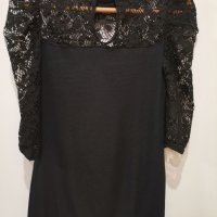 Дамска блуза с дантелени ръкави, снимка 2 - Блузи с дълъг ръкав и пуловери - 39289181