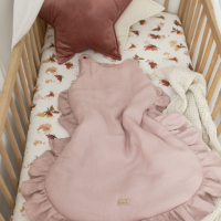 Babyly ленено чувалче 70 см 2 тог – розово, снимка 2 - Спални чували за бебета и деца - 44763901