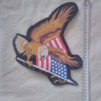Текстилна емблема орел, снимка 2 - Спортна екипировка - 44386194