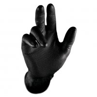 Работни, нитрилни ръкавици Grippaz Black -  кутия 50 бр., снимка 3 - Други ремонти - 38900992